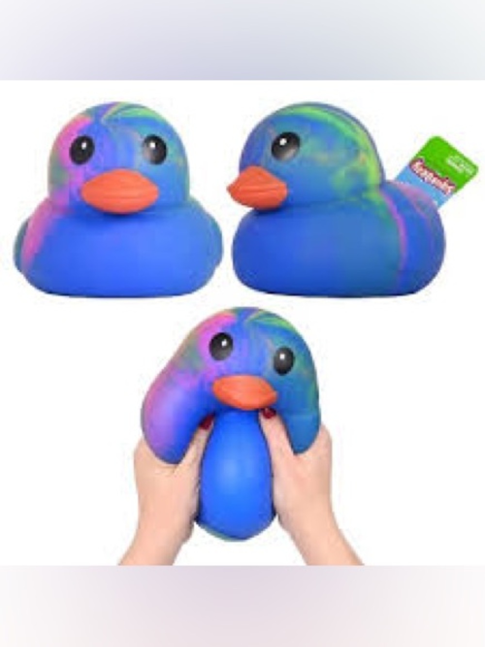 Sunny Days Jumbo Squeeezy Tie-Dye Duck